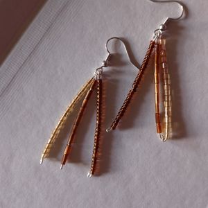 Handmade beaded earrings